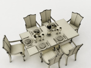dining table 3D Model
