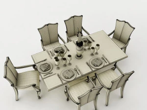 dining table 3D Model