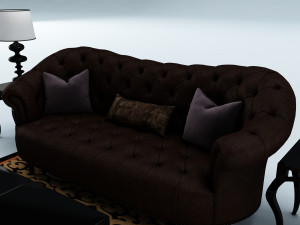 sofa set Model 3D
