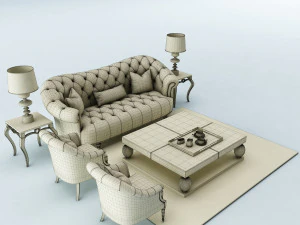 sofa set 3D Model