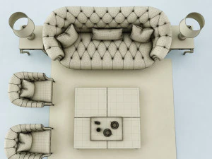 sofa set 3D Model