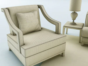 sofa set 3D Model