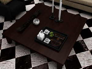 sofa set Model 3D