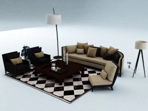 sofa set 3D Model