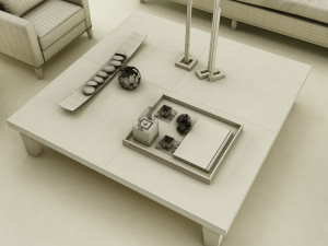 sofa set Model 3D