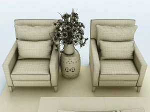 sofa set 3D Model