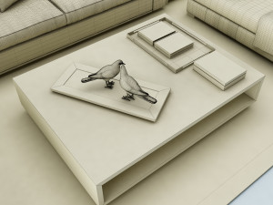 sofa set 3D 模型