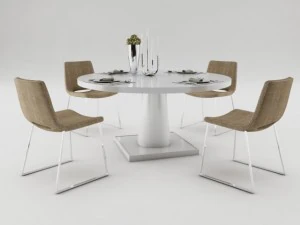 dining table set 3D Model