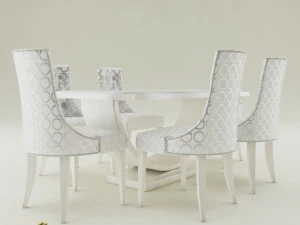 dining table set 3D Model