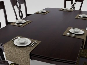 dining table set 3D Model
