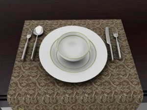 dining table set 3D Model