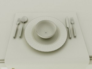 dining table set Modèle 3D