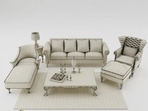 sofa set 3D Model