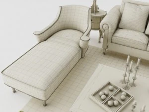 sofa set 3D Model