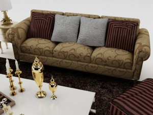 sofa set Model 3D