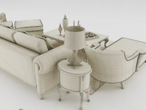sofa set 3D Model