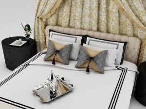 bedroom set 001 3D Model