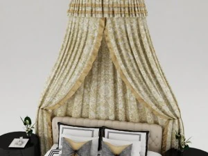 bedroom set 001 3D Model