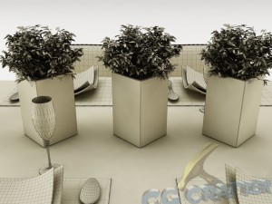dining table set 22 3D Model