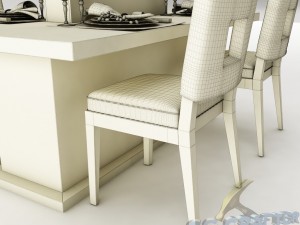 dining table set 23 3D Model