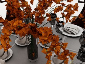 dining table set 27 3D Model