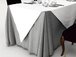 dining table set 29 Modello 3D