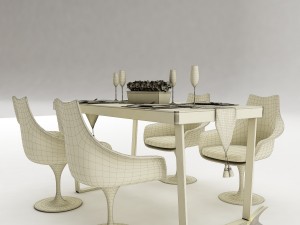 dining table set 31 3D Модель