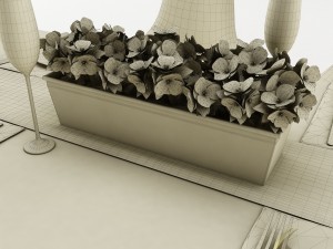 dining table set 31 3D Модель