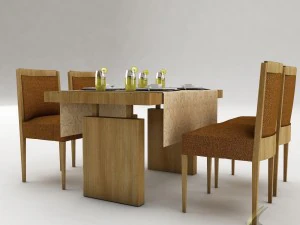 dining table set 32 3D Model
