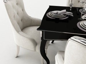 dining table set 37 3D Model
