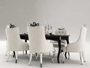 dining table set 37 3D Model