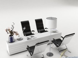 dining table set 41 Model 3D