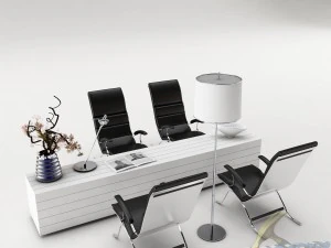 set tavolo da pranzo 41 Modello 3D