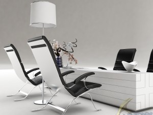 dining table set 41 Modèle 3D