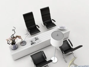 dining table set 41 3D Model