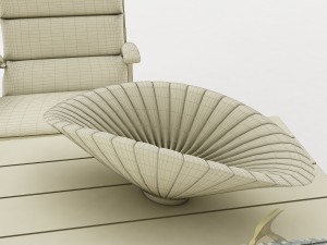 dining table set 41 Modèle 3D