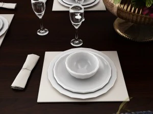 dining table set 43 3D Model