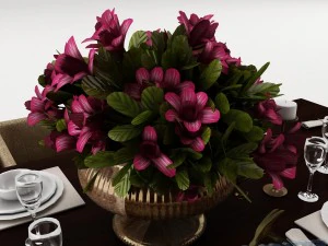 dining table set 43 3D Model