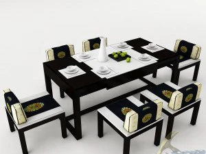 yemek masası takımı 44 3D Model