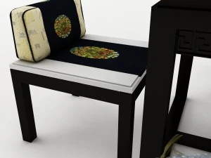 dining table set 44 3D Model