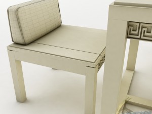 dining table set 44 3D-Modell