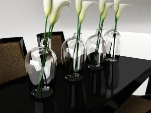 dining table set 46 Modèle 3D