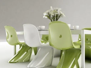 dining table set 47 3D Model
