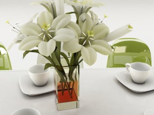 dining table set 47 3D Model