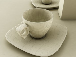 dining table set 47 3D Model