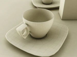 dining table set 47 3D Model