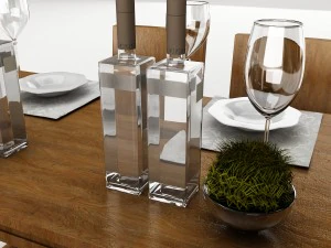 dining table set 49 3D Model