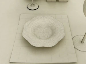 dining table set 49 3D Model