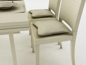 dining table set 49 3D Model