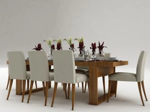 dining table set 51 3D Model